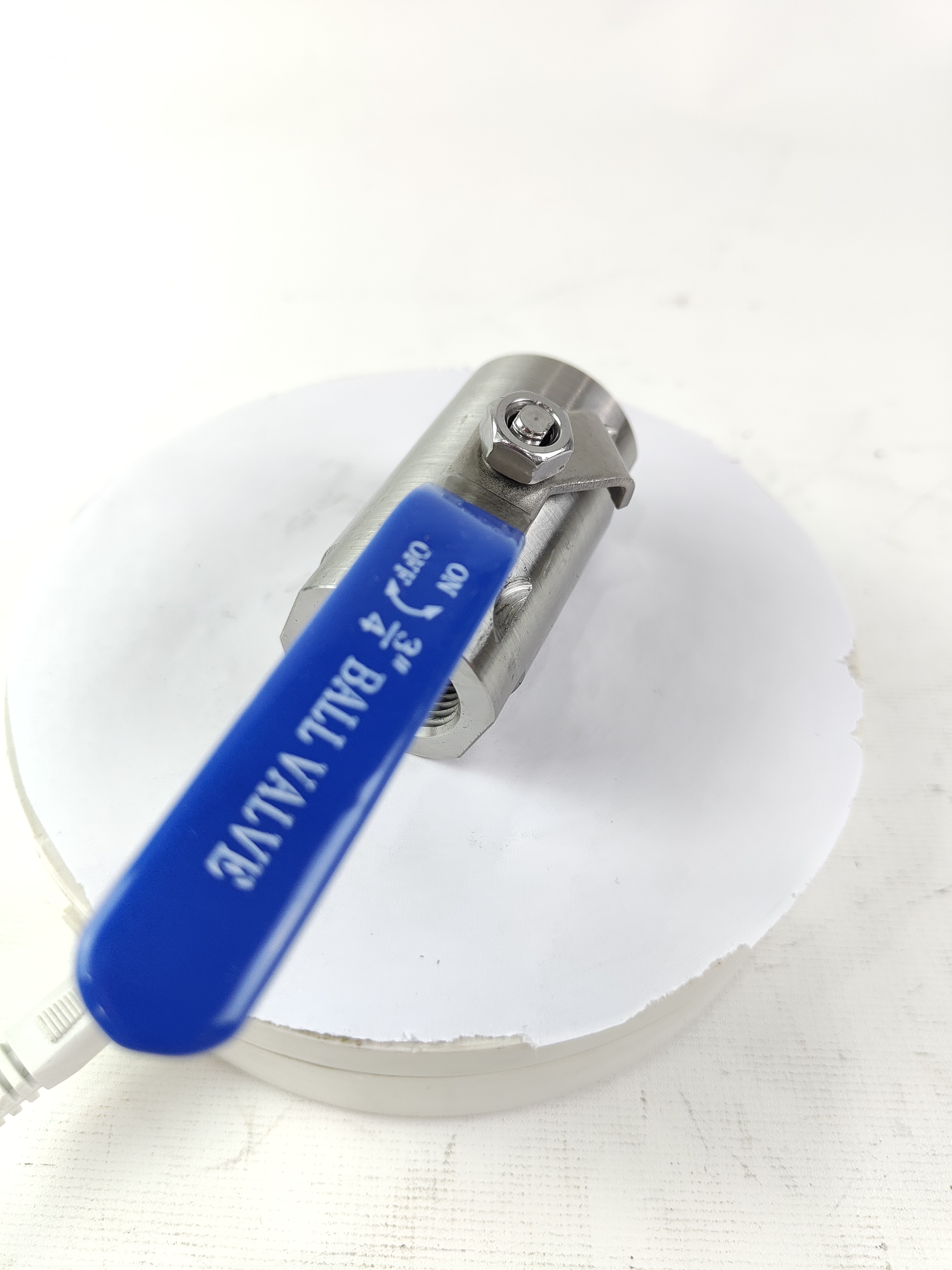 Мини-шаровой кран с резьбой из нержавеющей стали 