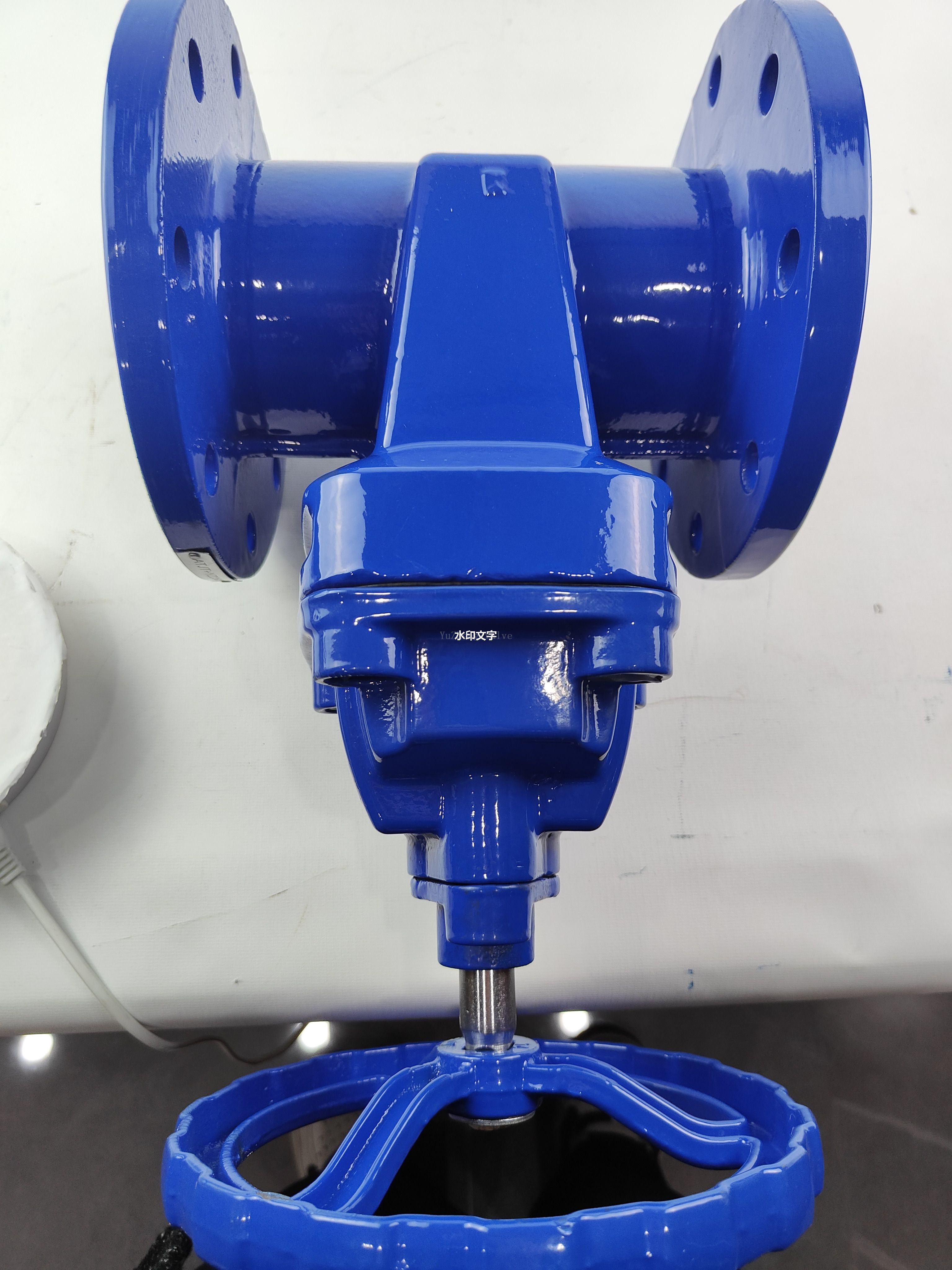 Z45X-16Q Dark Stod Manual Turbine Cast Iron Flance Gate Valve