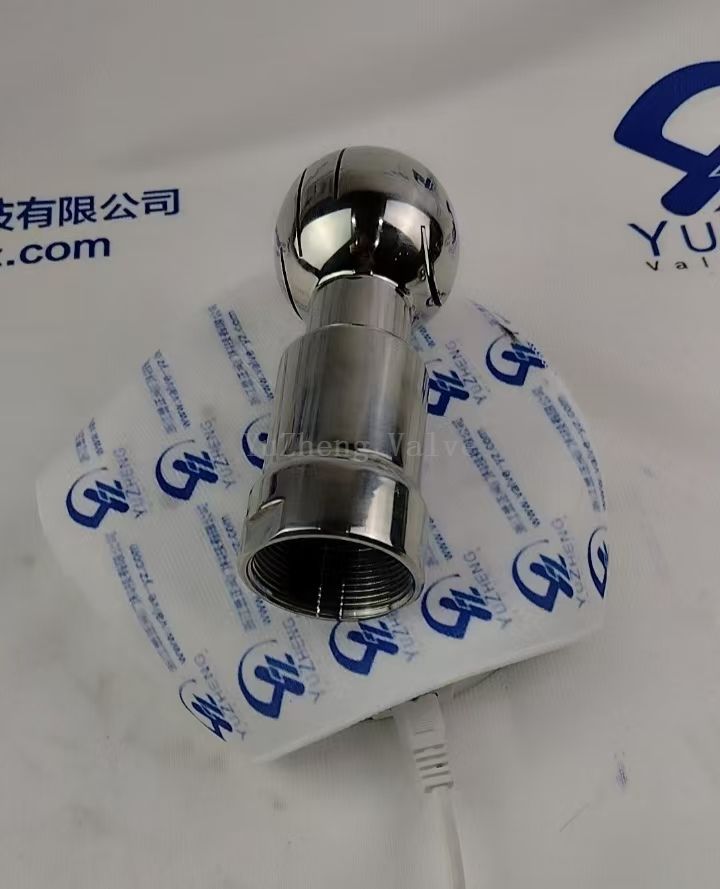 Санитарный вращающийся чистящий шарик с резьбой