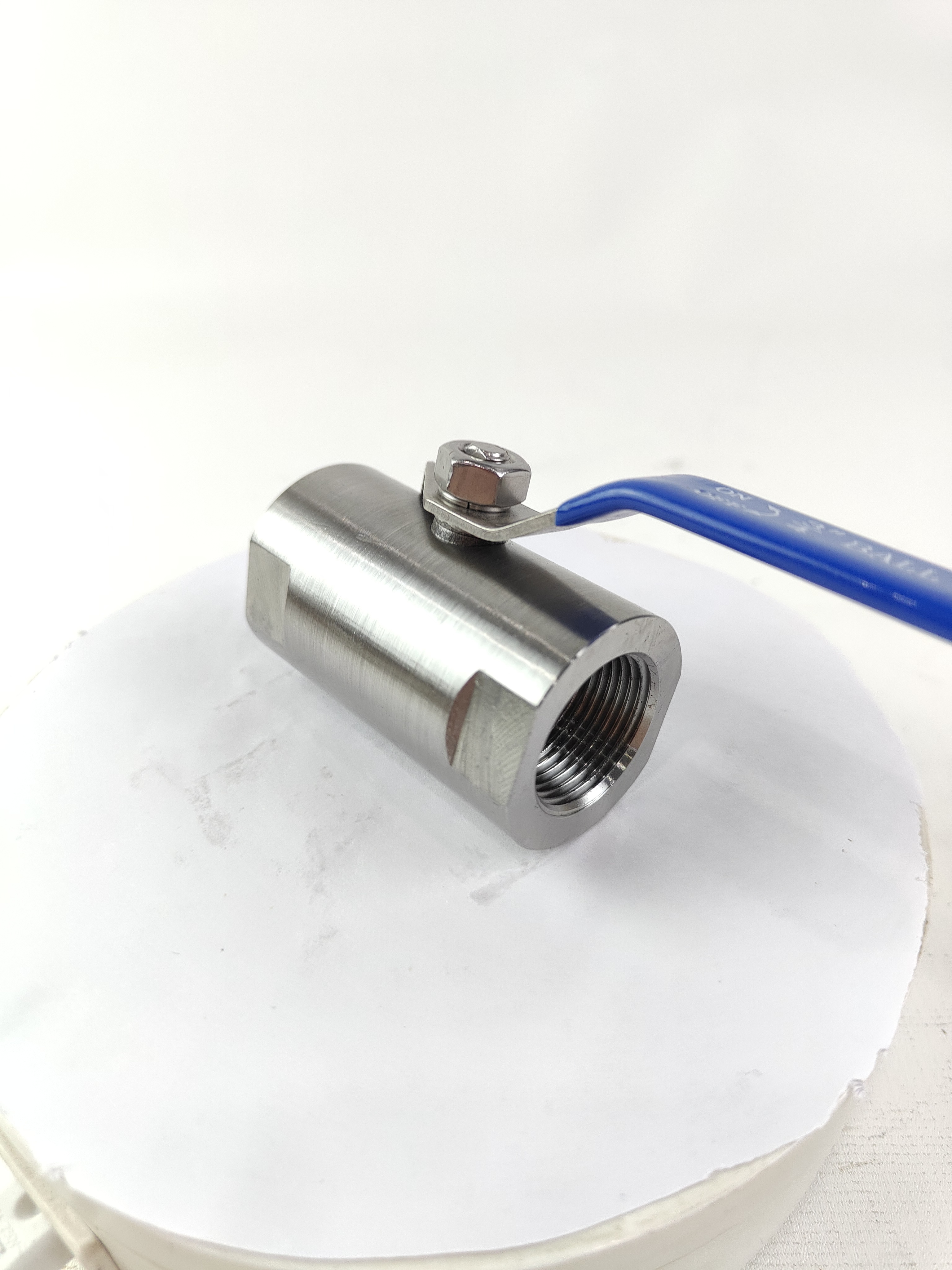 Мини-шаровой кран с резьбой из нержавеющей стали 