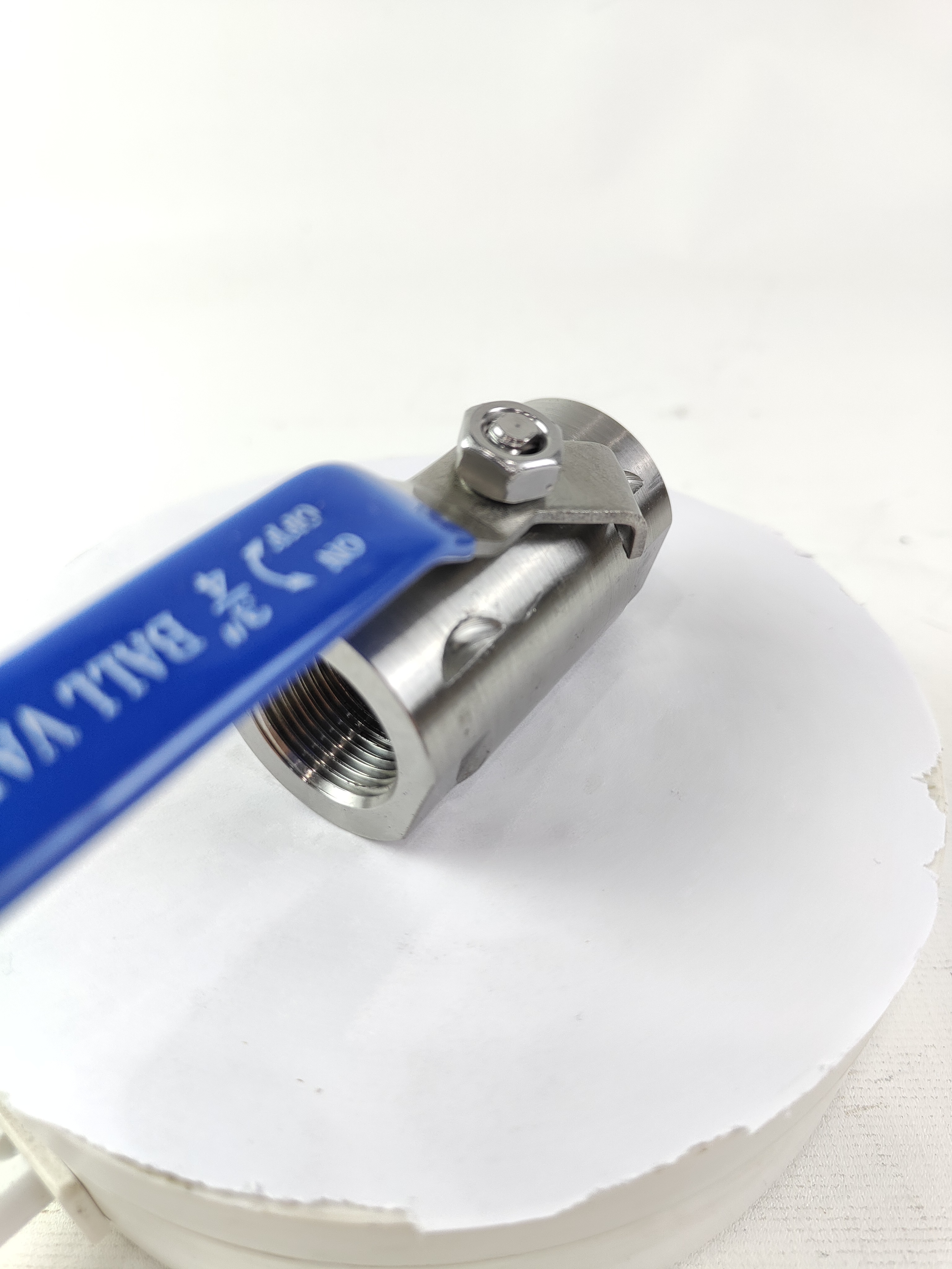 Мини-шаровой кран с резьбой из нержавеющей стали 