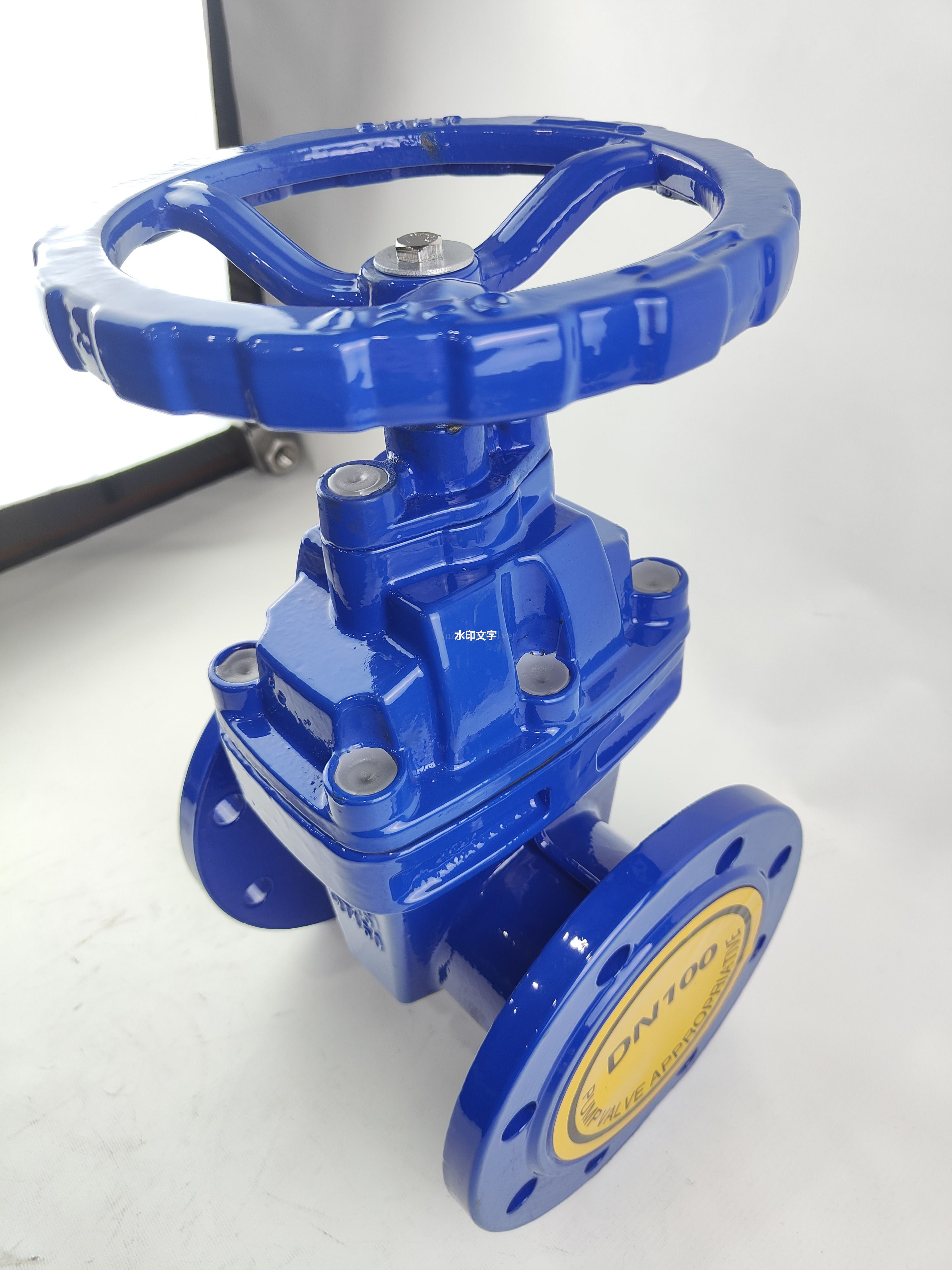 Z45X-16Q Dark Stod Manual Turbine Cast Iron Flance Gate Valve
