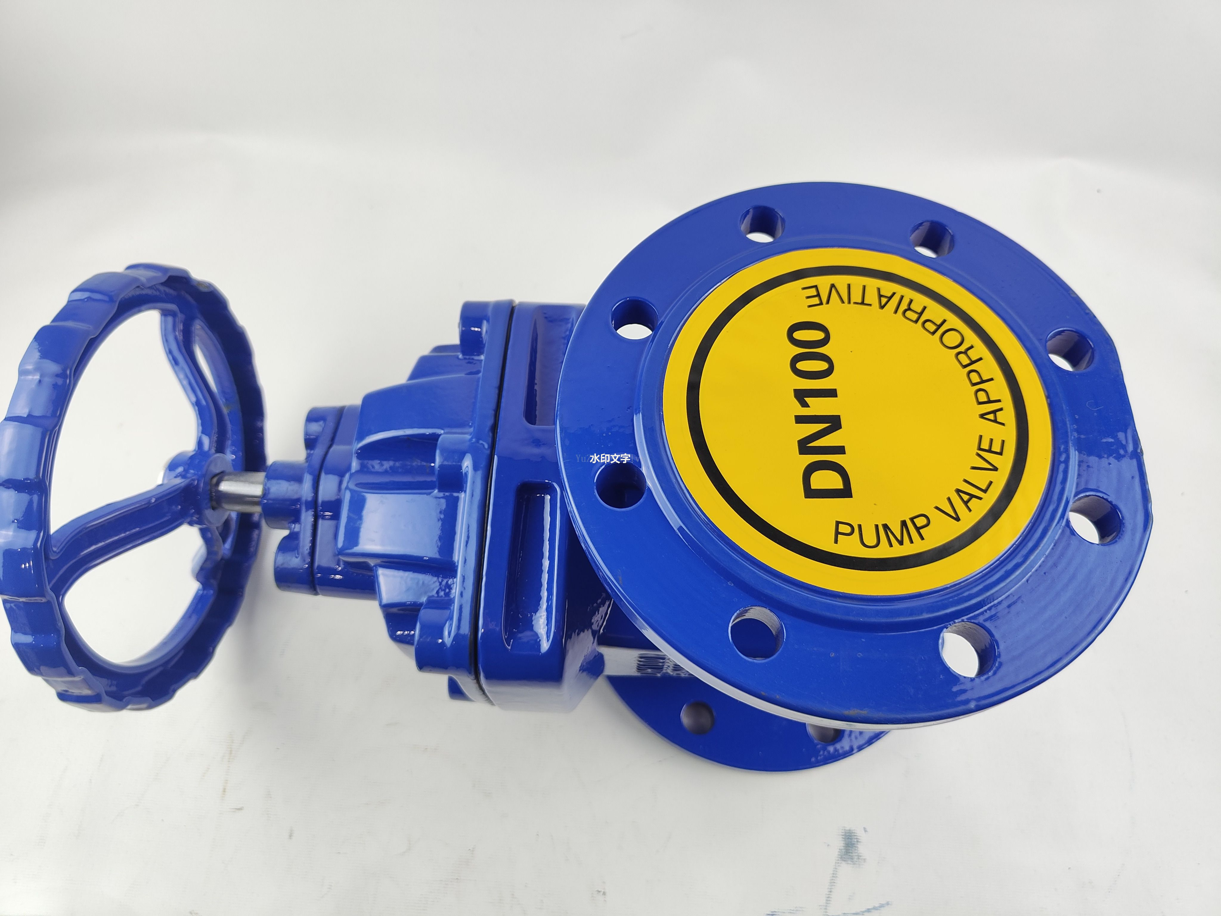 Z45X-16Q Dark Stod Manual Turbine Cast Iron Flance Gate Valve