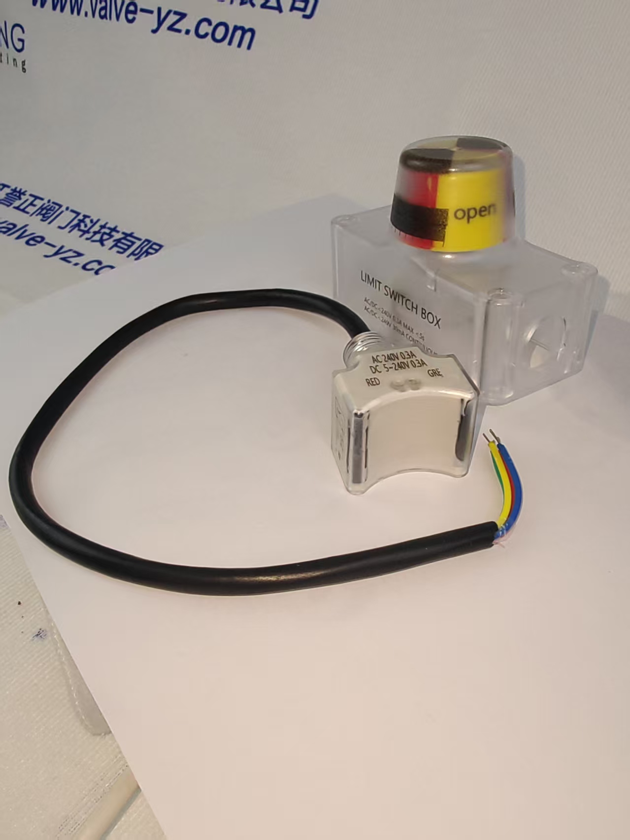 Коробка концевых выключателей клапана