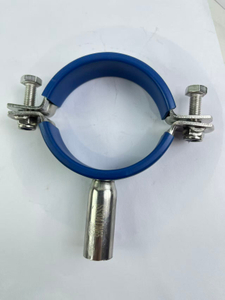 Опора для труб из нержавеющей стали с кожаным рукавом