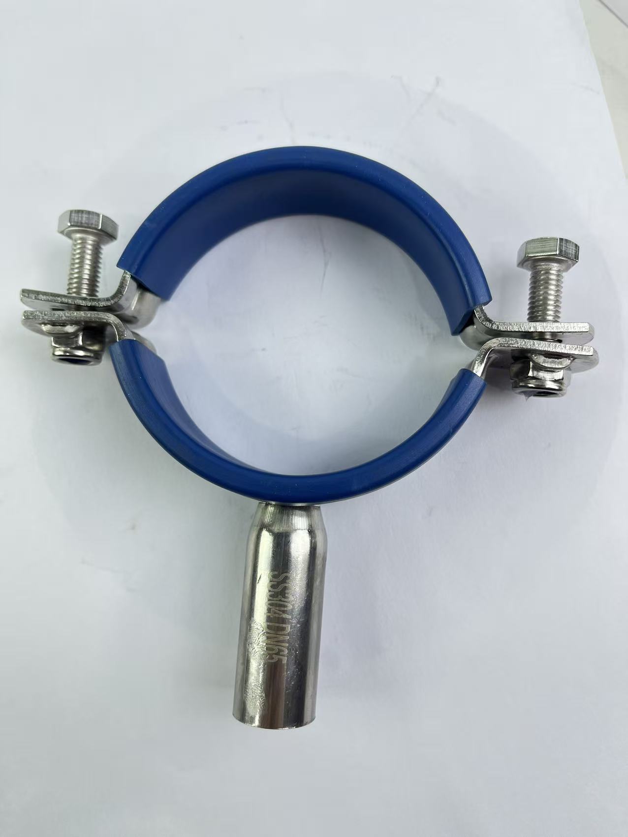 Опора для труб из нержавеющей стали с кожаным рукавом