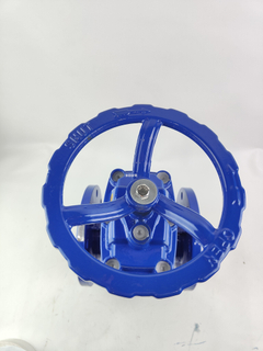 Z45X-16Q Dark Stod Manual Turbine Cast Iron Flance Gate Valve